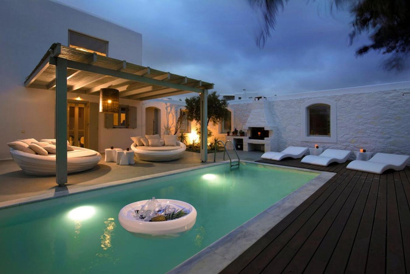 Villa Dafni 4Bed With Pool In Kalafatis Spilia Mykonos Town Eksteriør billede
