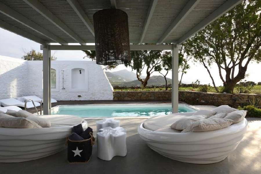 Villa Dafni 4Bed With Pool In Kalafatis Spilia Mykonos Town Eksteriør billede